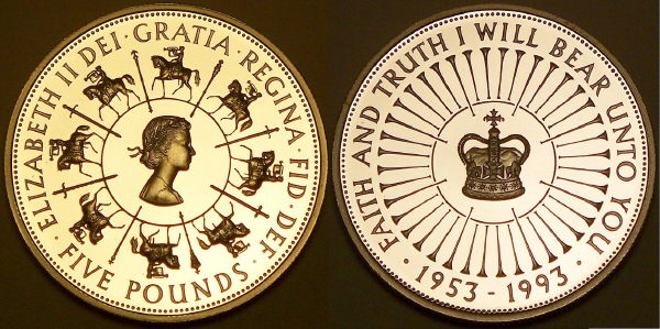1993 British silver Crowns available from lainson.eu