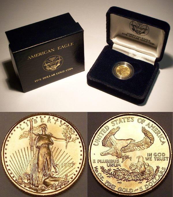 US Gold Eagle coins from www.lainson.eu