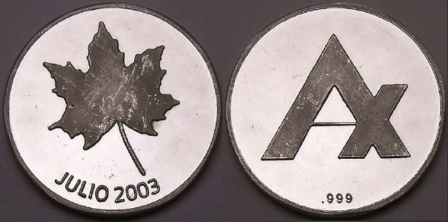 Mexican silver medals from lainson.eu