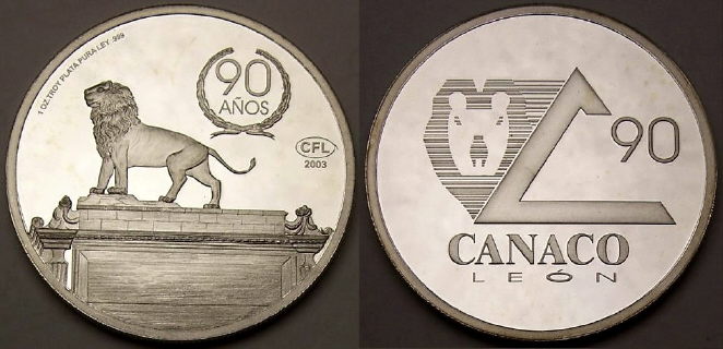 Mexican silver medals from lainson.eu