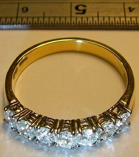 Diamond ring view