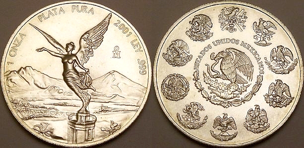 1 ounce silver Mexican Libertads from www.lainson.eu