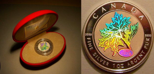 Canadian / Chinese holographic maple from www.lainson.eu