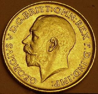 George 5th full Sovereign 1911